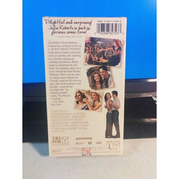 My Best Friend's Wedding (VHS, 1997) - Julia Roberts - Brand New & Sealed - Picture 2 of 2
